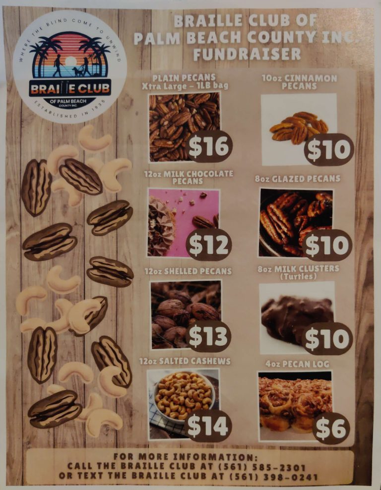 Braille Club Fundraiser