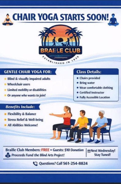 Chair Yoga @ The Braille Club